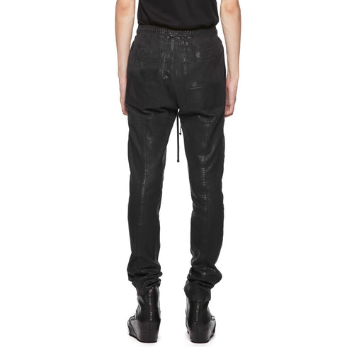 JULIUS 897PAM19 Black / Coated Illium Joggers